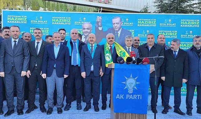 Cumhur İttifakı ve AK Parti Adayı Ziya Polat'a coşkulu karşılama