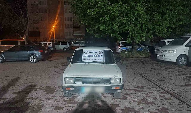 Çaldığı otomobili bıraktığı yerden almaya gelince polise yakalandı