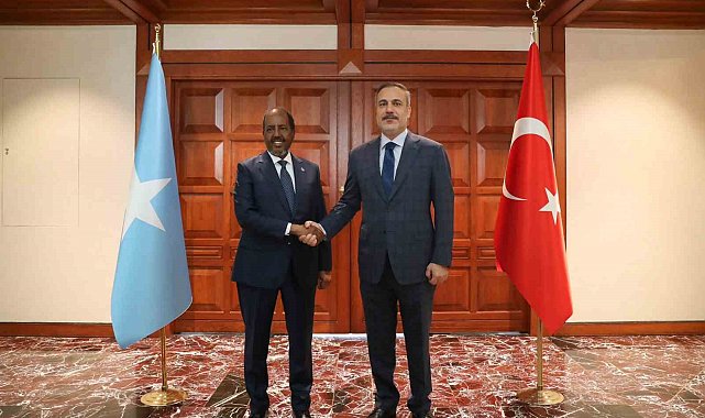 Bakan Fidan, Somali Cumhurbaşkanı Mahmud ile görüştü