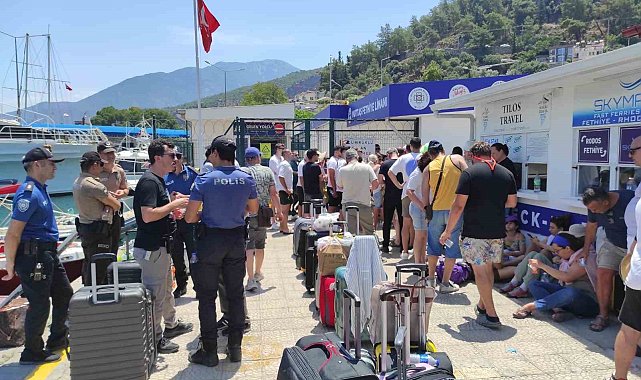 Fethiye'den Rodos Adası'na gitmek isteyen tatilciler mağdur oldu