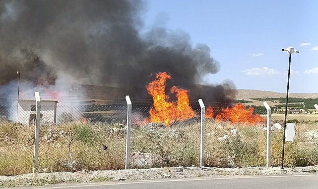 Malatya'da korkutan yangın