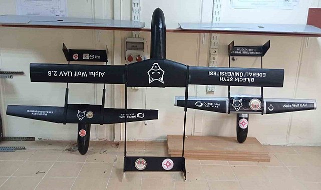 BŞEÜ'de geliştirilen 'Alfa Kurt' isimli kamikaze drone görücüye çıktı