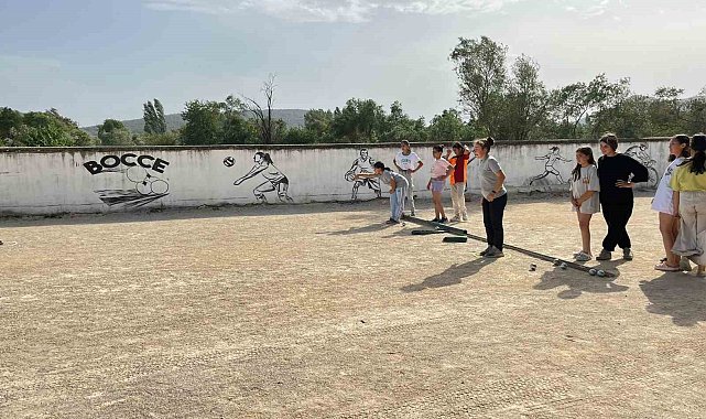 Ula'da yaz okullarında bocce büyük ilgi görüyor