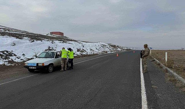 Kars'ta 8 araç trafikten men edildi