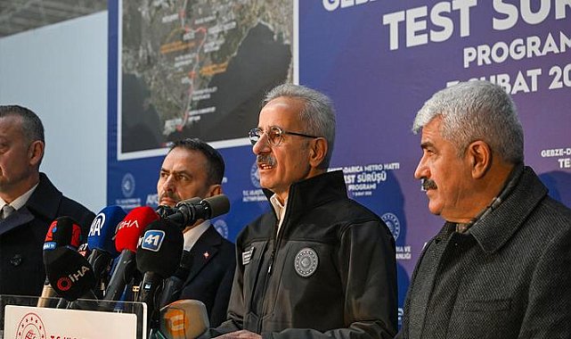 Açılış tarihi belli oldu! Beklenen metro hattında ilk test sürüşünü Bakan Uraloğlu yaptı...