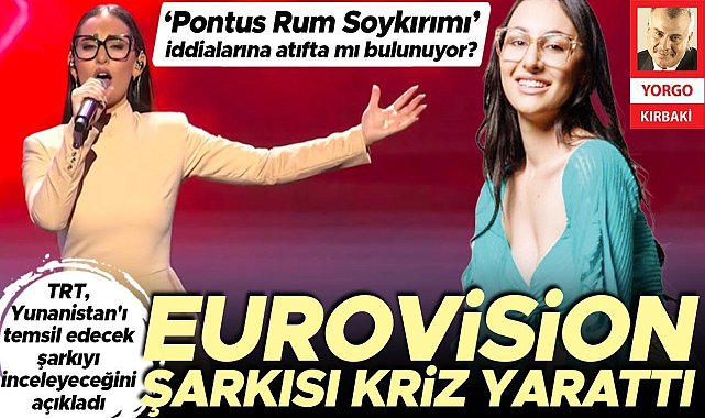 Eurovision şarkısı kriz yarattı