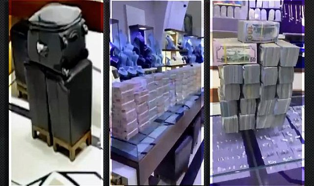 ‘HAWALA’ çetesi çökertildi! Çuval çuval kara para böyle aklandı! Şoke eden görüntüler…