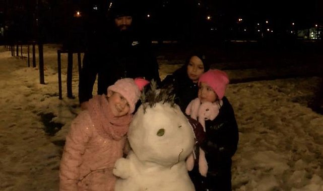 İstanbul'da okullar tatil edildi; Aileler, 'çocuk ruhluyuz' dedi çocuklarından çok eğlendi...