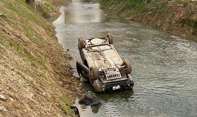 Otomobili dereye uçtu, sanki kendisinin değilmiş gibi davrandı! Yaptığı savunma pes dedirtti